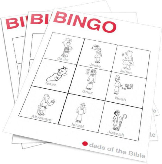 Dads in the Bible Bingo