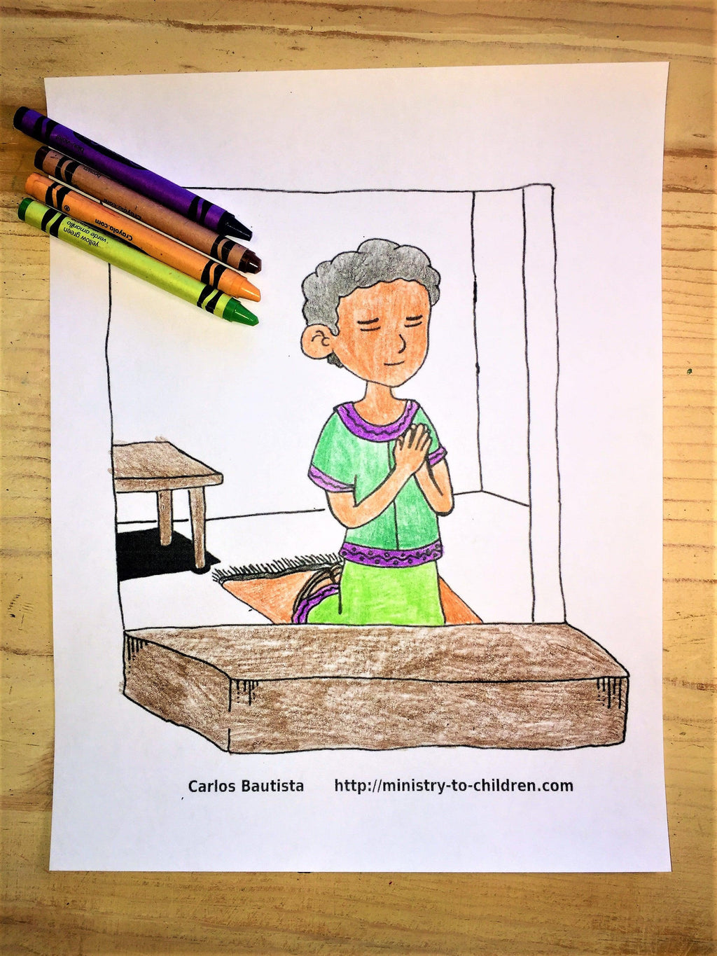 Daniel Coloring Page