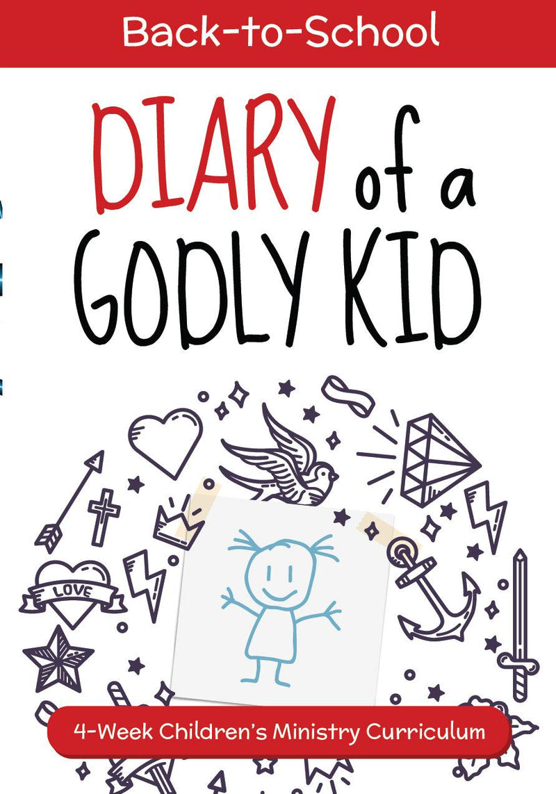 Load image into Gallery viewer, Diary of a Godly Kid: Back to School Edition 4-Week Children's Ministry Curriculum