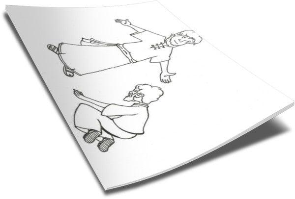 Load image into Gallery viewer, FREE Doubting Thomas Coloring Page