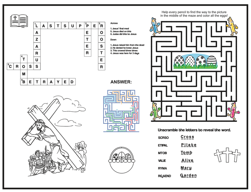 Load image into Gallery viewer, Easter Activity Sheet For Kids Church - Children's Ministry Deals