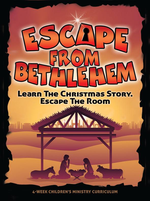 Escape From Bethlehem 4-Week Christmas Children's Ministry Curriculum - Children's Ministry Deals