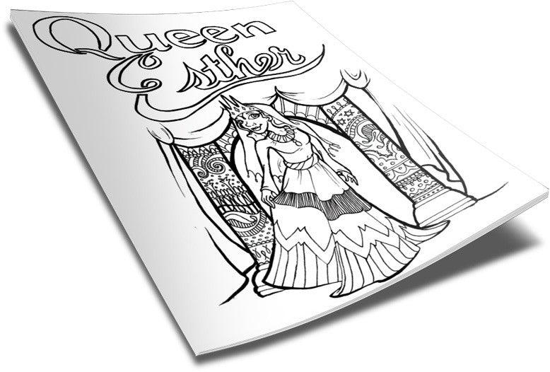 Load image into Gallery viewer, Esther Coloring Page