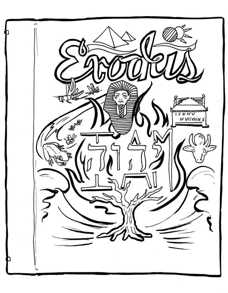 Load image into Gallery viewer, Exodus Coloring Page