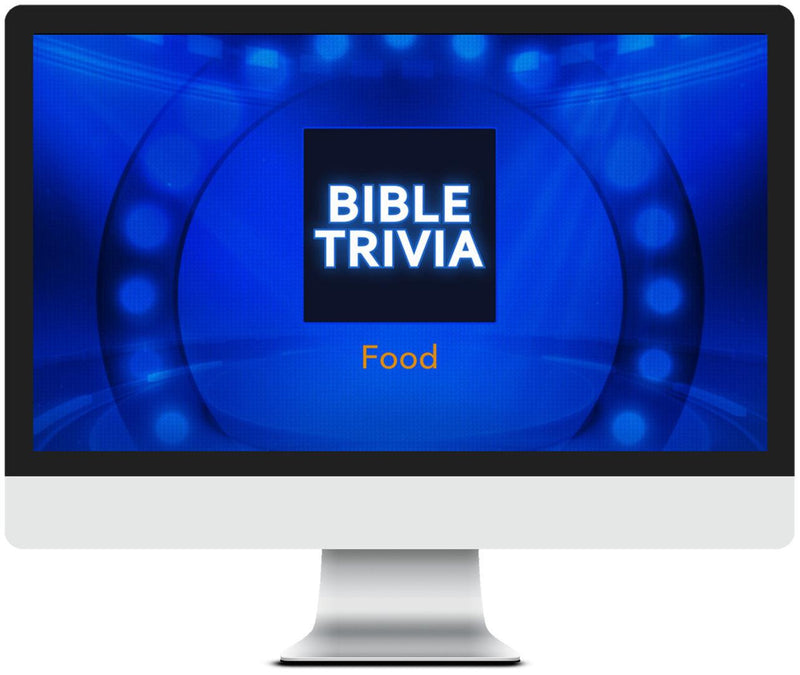 Food Bible Trivia Game for Kids