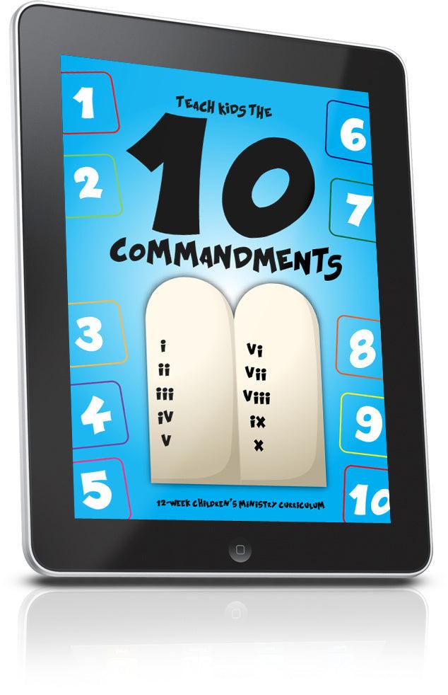 10 Commandments Children's Ministry Sample Lesson