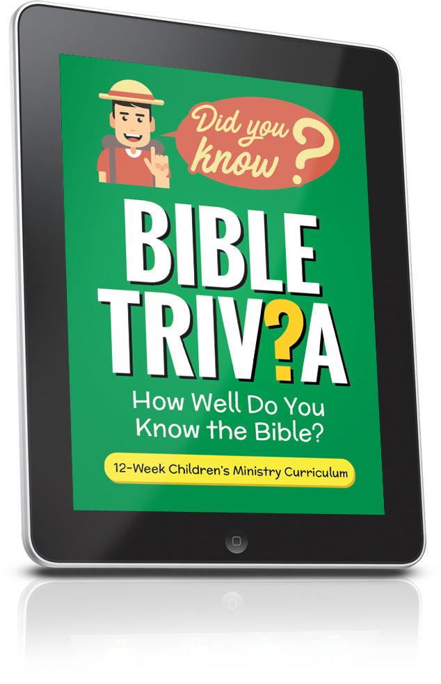 FREE Bible Trivia for Kids Lesson