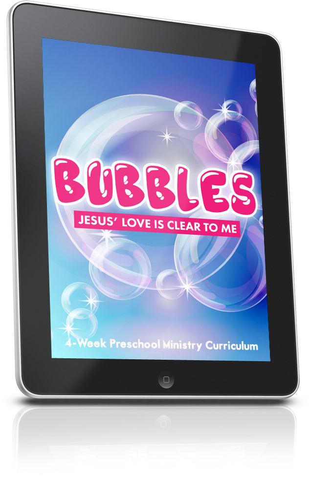 FREE Bubbles Preschool Ministry Lesson