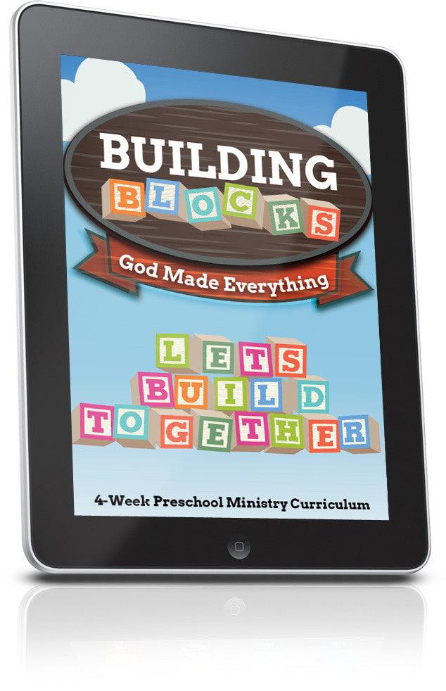 FREE Building Blocks Preschool Ministry Lesson 