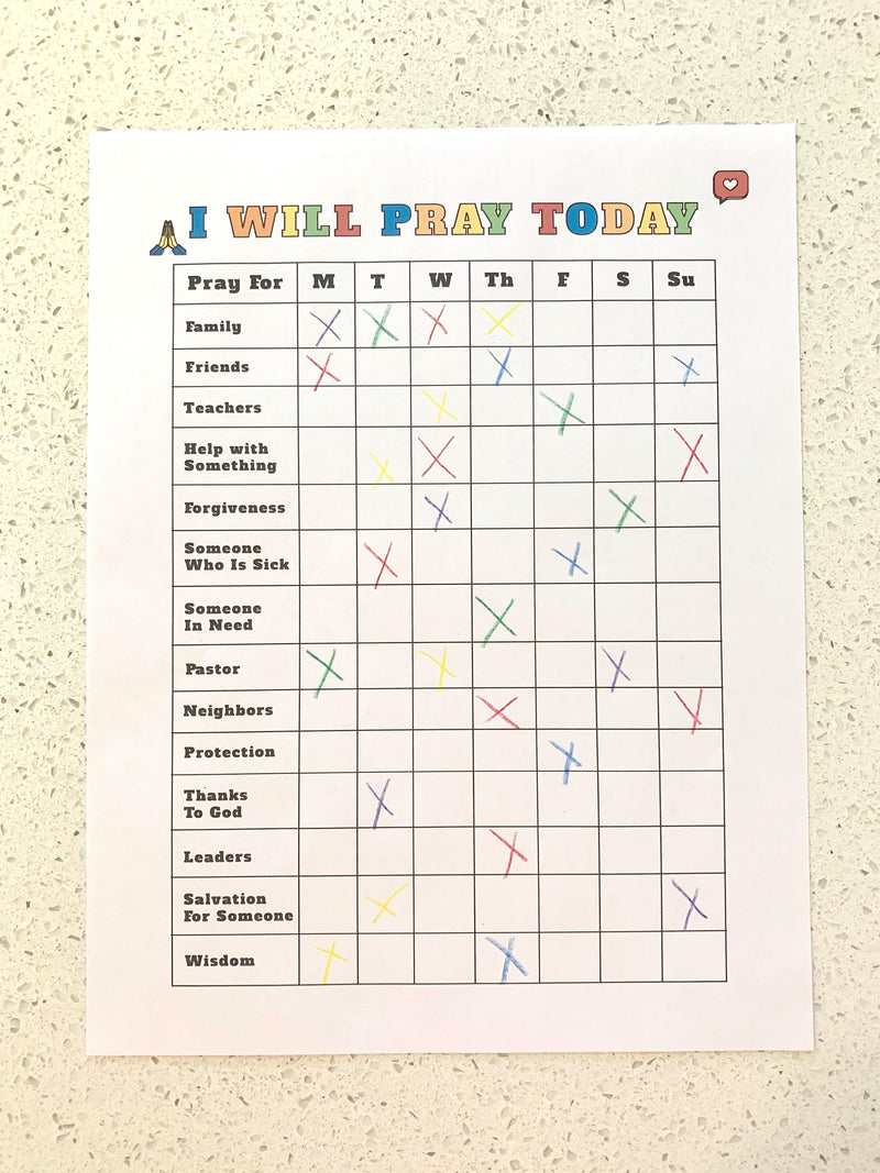 Load image into Gallery viewer, FREE Daily Prayer Checklist For Kids - Children's Ministry Deals