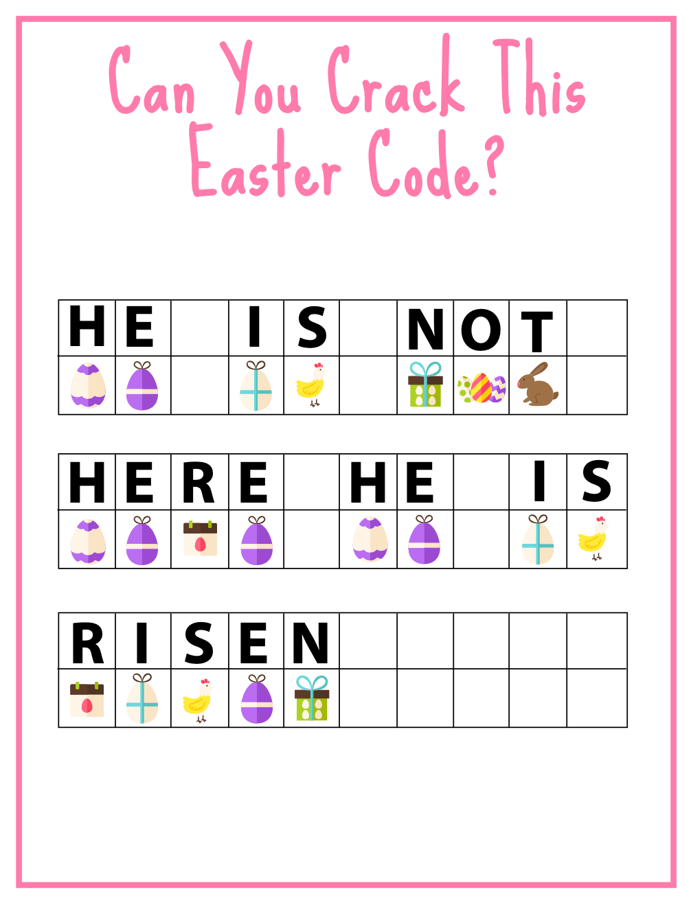 FREE Easter Code Breaking Activity – Children's Ministry Deals free-easter-code-breaking-activity-children-s-ministry-deals