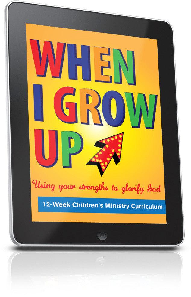 FREE When I Grow Up Children's Ministry Lesson
