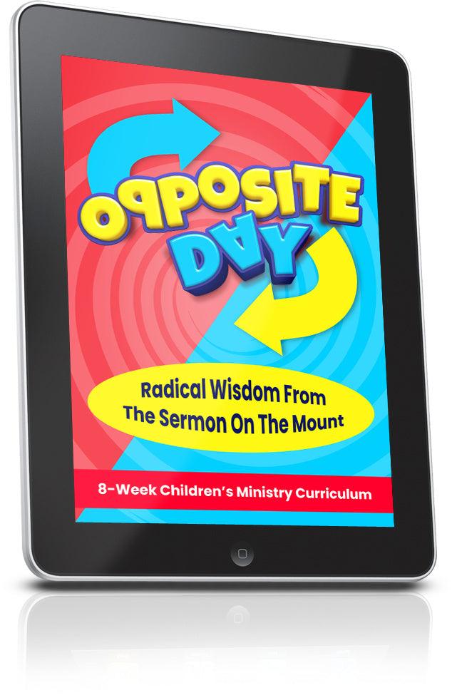 FREE Opposite Day Sunday School Lesson - Children's Ministry Deals