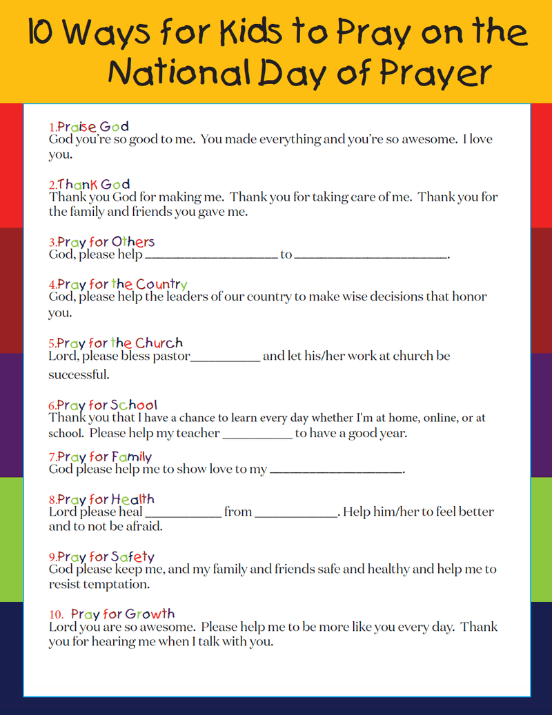 Load image into Gallery viewer, Free Printable National Day of Prayer Guide for Kids - Children's Ministry Deals