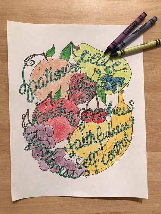 Fruit of the Spirit Coloring Page
