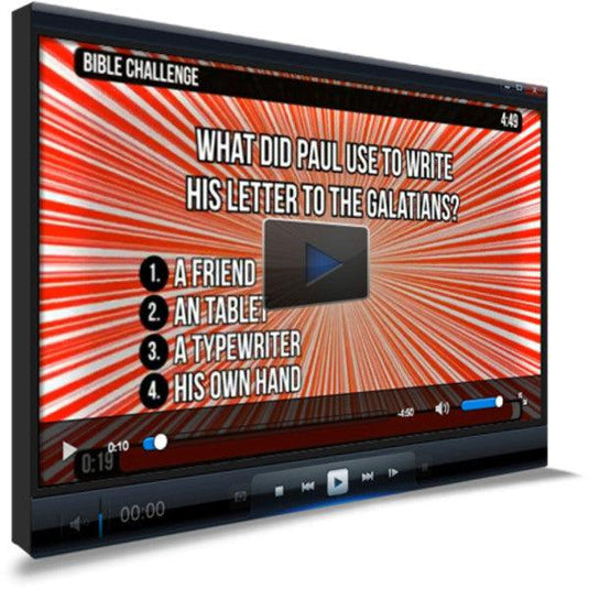 Galatians 6:11-18 Bible Trivia for Kids