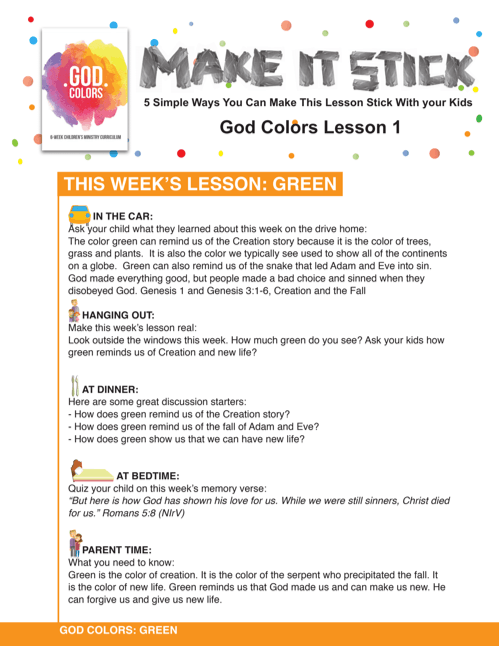 Load image into Gallery viewer, God Colors 6-Week Children’s Ministry Curriculum - Children's Ministry Deals