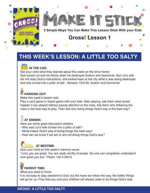Load image into Gallery viewer, Gross 6-Week Children's Ministry Curriculum - Children's Ministry Deals