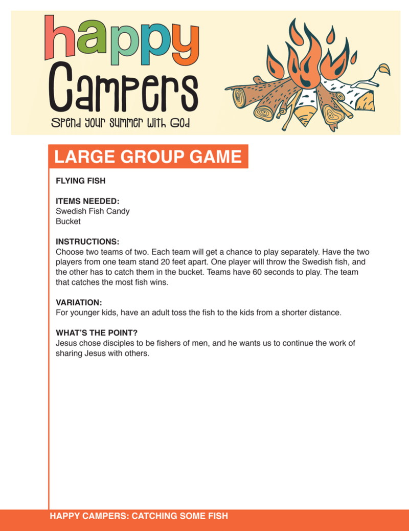 Load image into Gallery viewer, Happy Campers 8-Week Children's Ministry Curriculum - Children's Ministry Deals