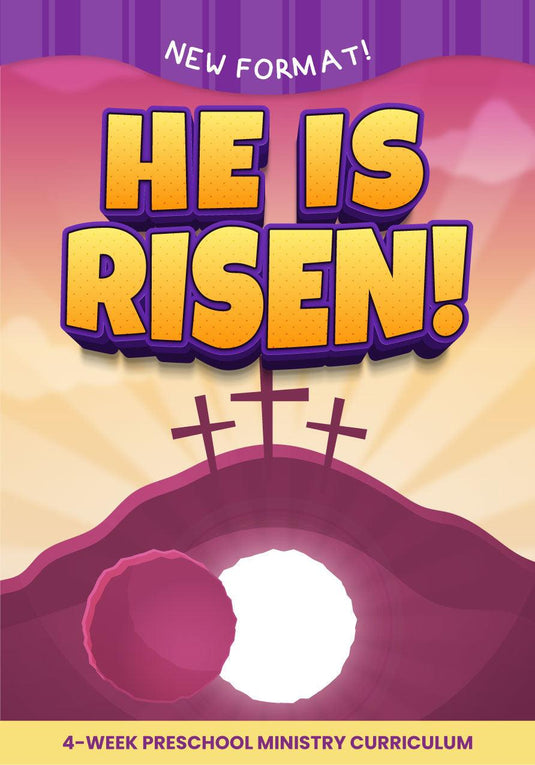 He Is Risen 4-Week Preschool Ministry Easter Curriculum - Children's Ministry Deals