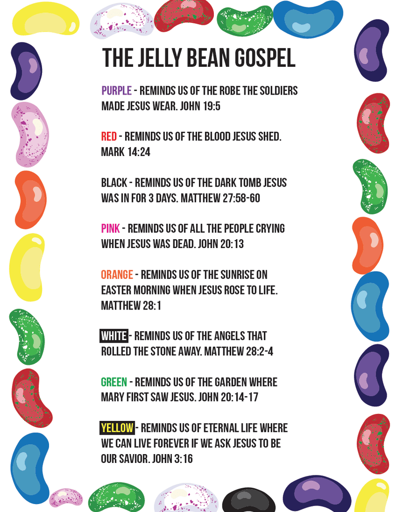 Load image into Gallery viewer, Jelly Bean Gospel Cards for Kids
