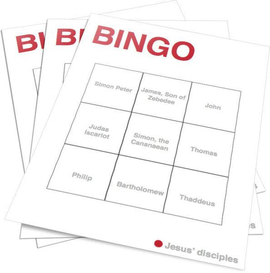 Jesus Disciples Bingo