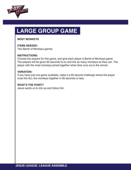 Load image into Gallery viewer, Jesus League 8-Week Children's Ministry Curriculum - Children's Ministry Deals