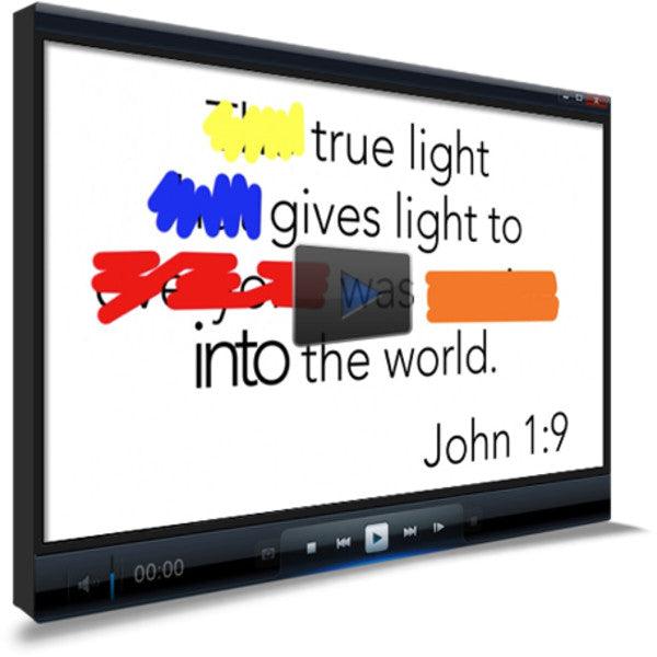 John 1:9 Memory Verse Video