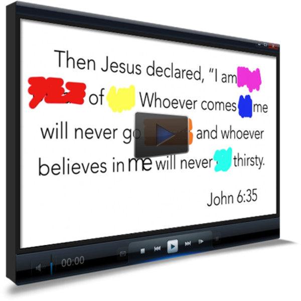 John 6:35 Memory Verse Video
