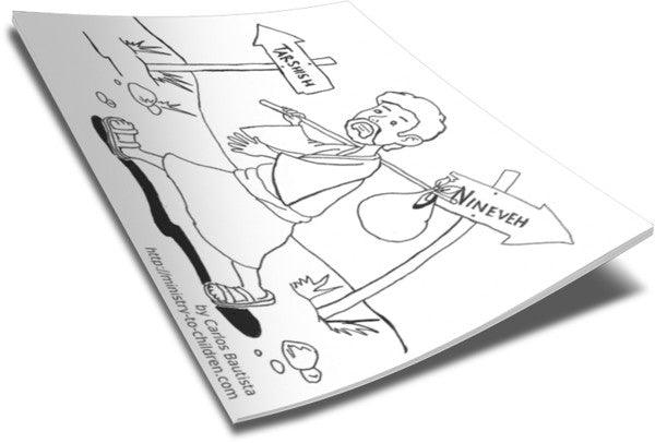 Load image into Gallery viewer, Jonah Coloring Page