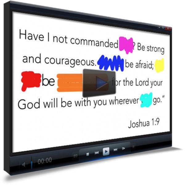 Joshua 1:9 Memory Verse Video