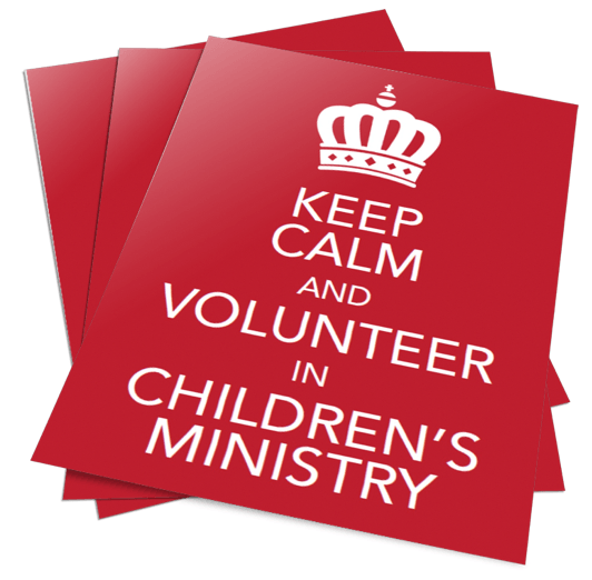 Load image into Gallery viewer, Keep Calm and Volunteer in Children's Ministry