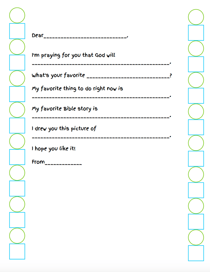 Load image into Gallery viewer, Letter Writing Templates For Kids - Children's Ministry Deals