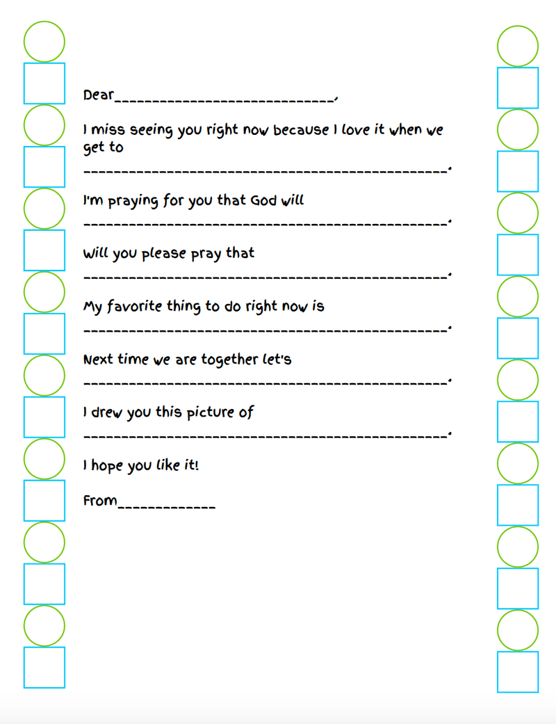 Load image into Gallery viewer, Letter Writing Templates For Kids - Children's Ministry Deals