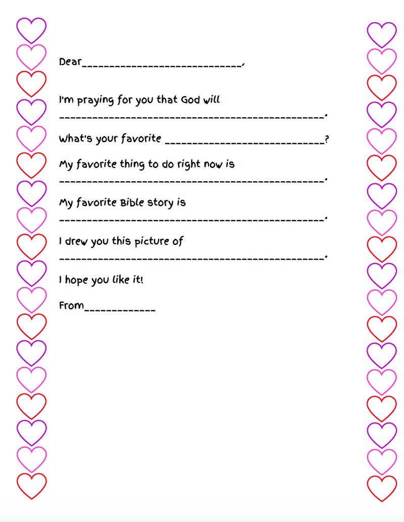 Load image into Gallery viewer, Letter Writing Templates For Kids - Children's Ministry Deals