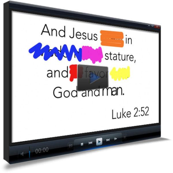 Luke 2:52 Memory Verse Video