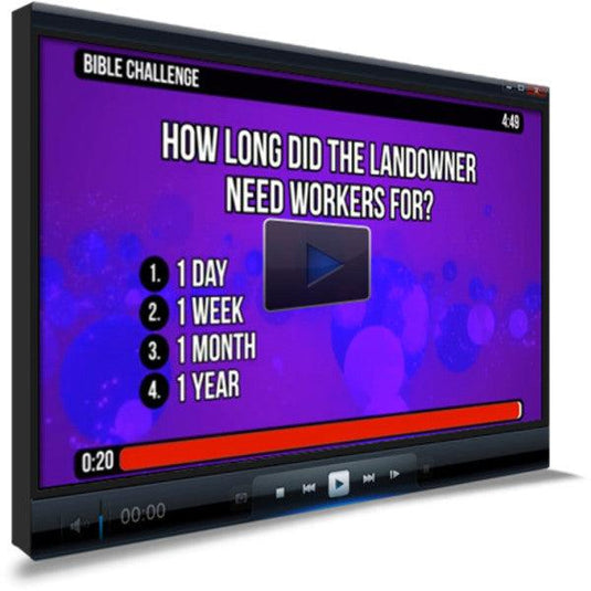 Matthew 20 Bible Trivia for Kids