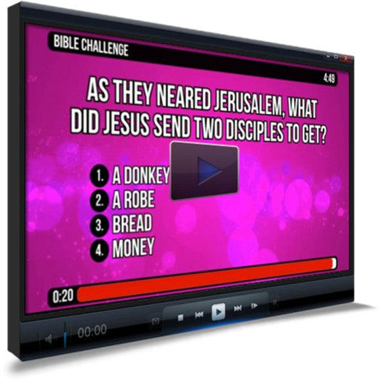 Matthew 21:1-22 Bible Trivia for Kids