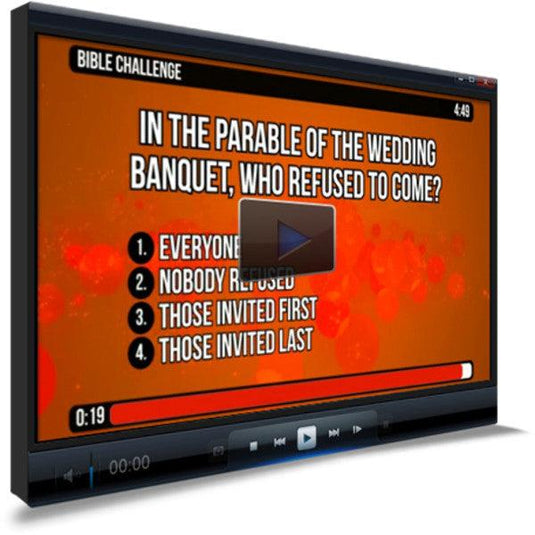 Matthew 22:1-40 Bible Trivia for Kids