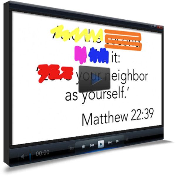 Matthew 22:39 Memory Verse Video