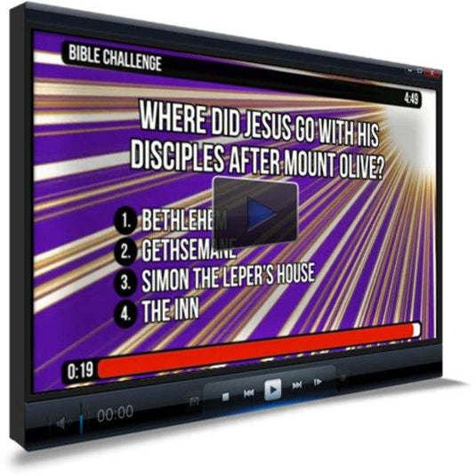 Matthew 26:36-46 Bible Trivia for Kids
