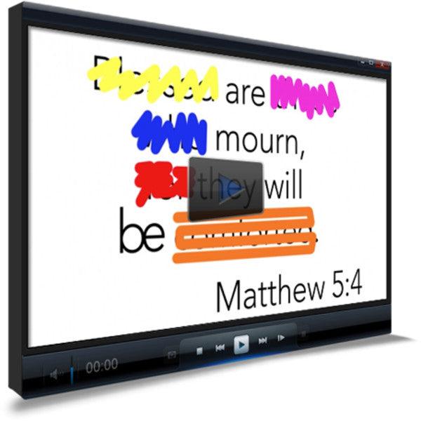Matthew 5:4 Memory Verse Video