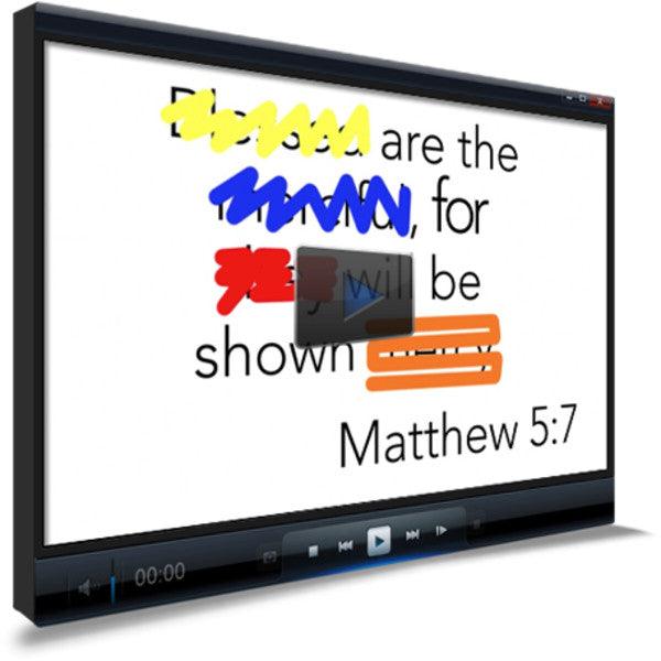 Matthew 5:7 Memory Verse Video