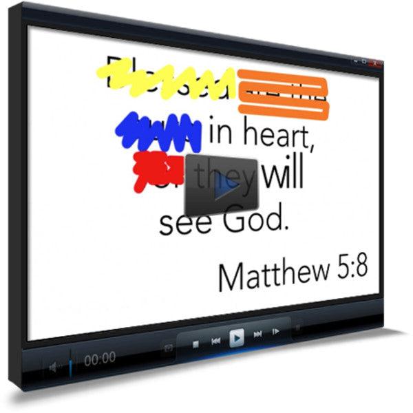 Matthew 5:8 Memory Verse Video