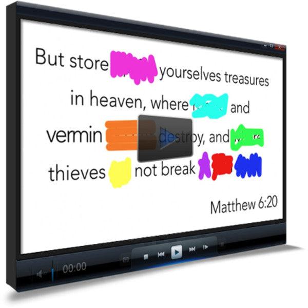 Matthew 6:20 Memory Verse Video
