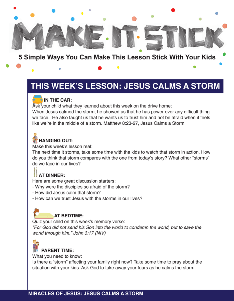 Load image into Gallery viewer, Miracles of Jesus 4-Week Children's Ministry Curriculum - Children's Ministry Deals