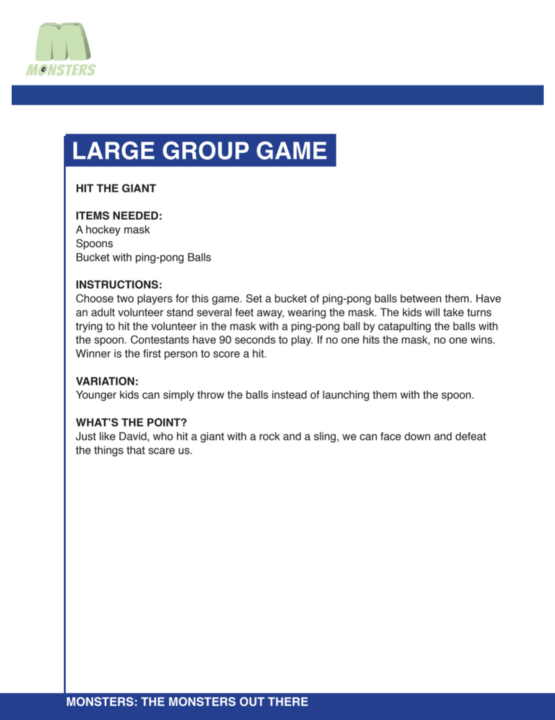 Load image into Gallery viewer, Monsters 4-Week Children's Ministry Curriculum - Children's Ministry Deals