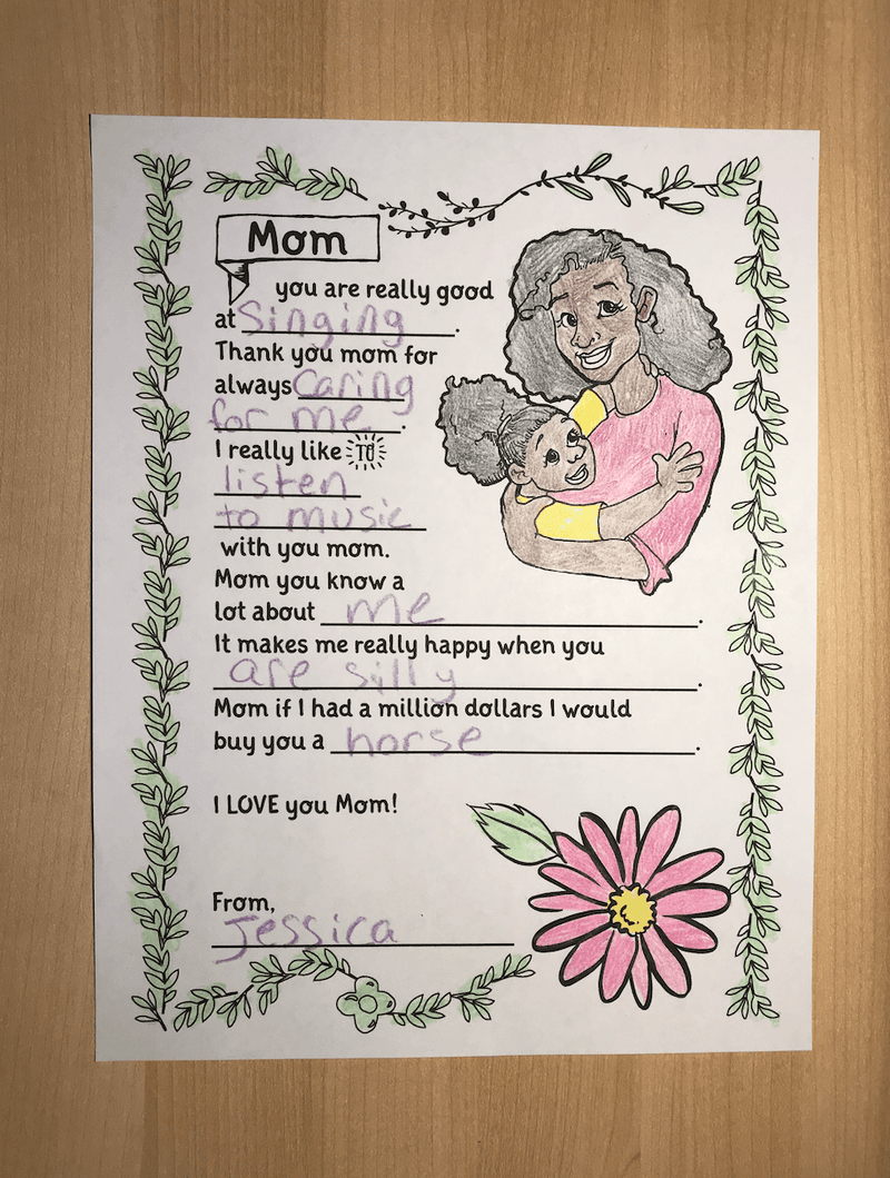 Mother's Day Craft For Children's Church