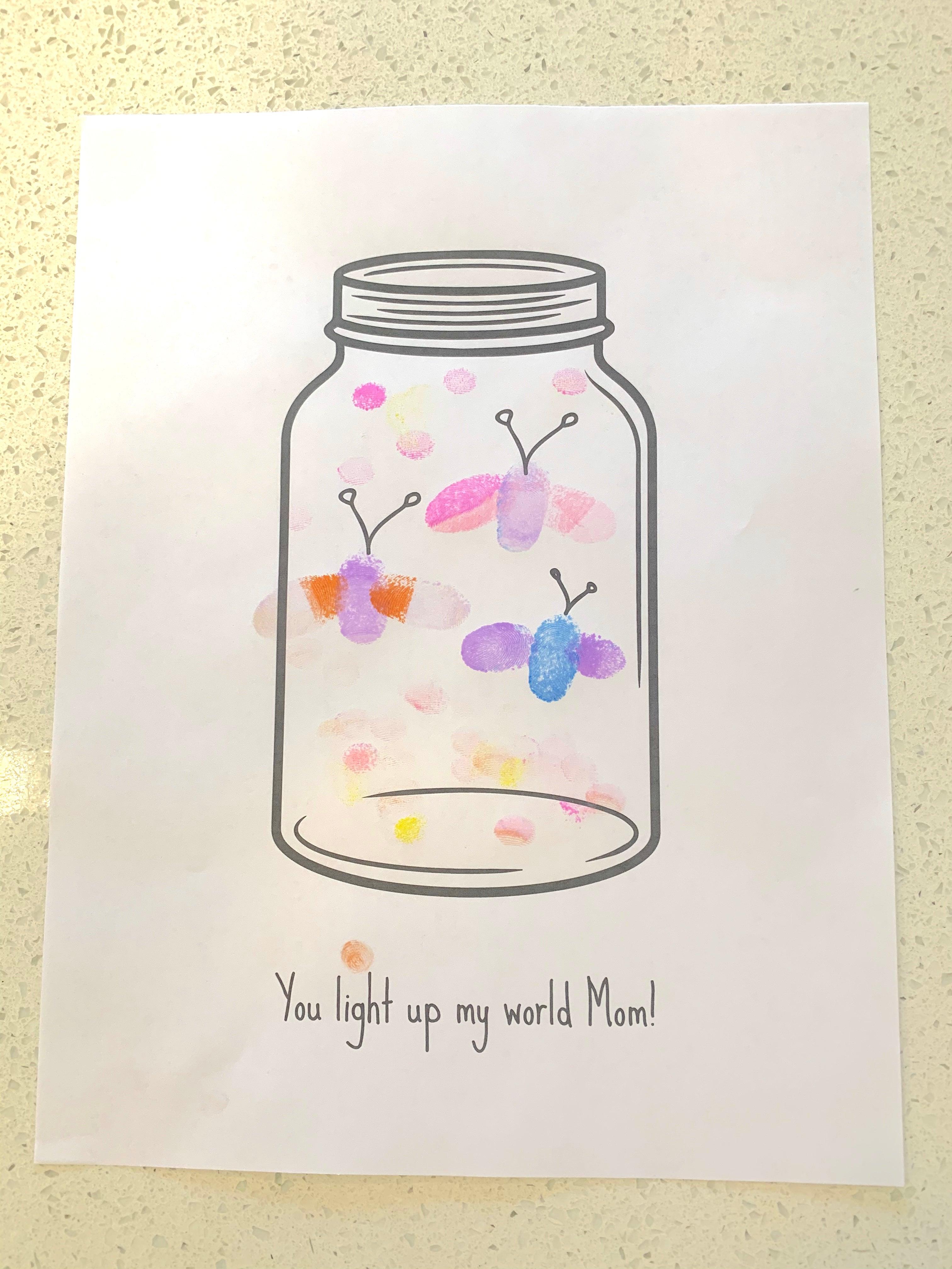Mother's Day Fingerprint Craft – Children's Ministry Deals
