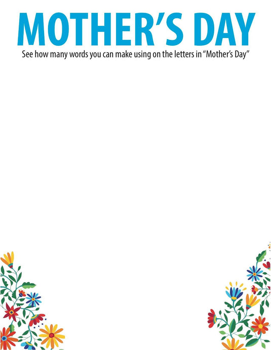 Mother's Day Word Jumble